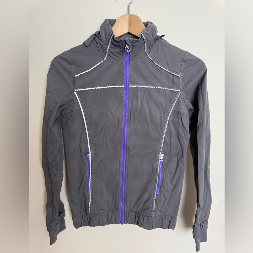 Ivivva Gray and Purple Jacket